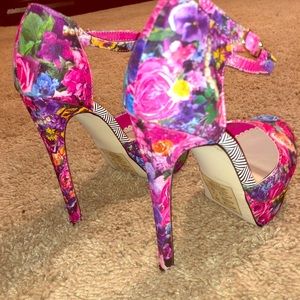 Floral heels